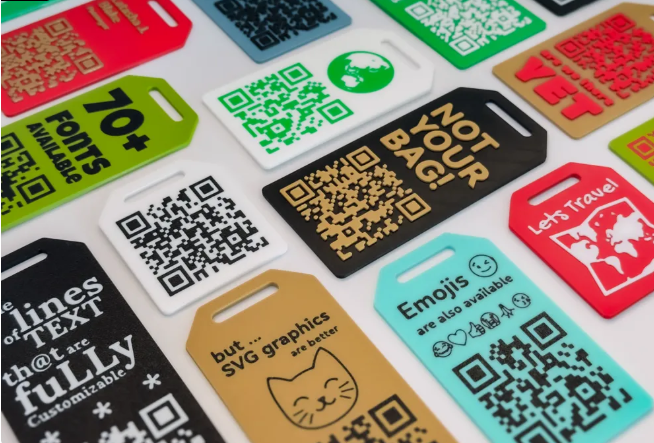Custom QR Luggage Tag